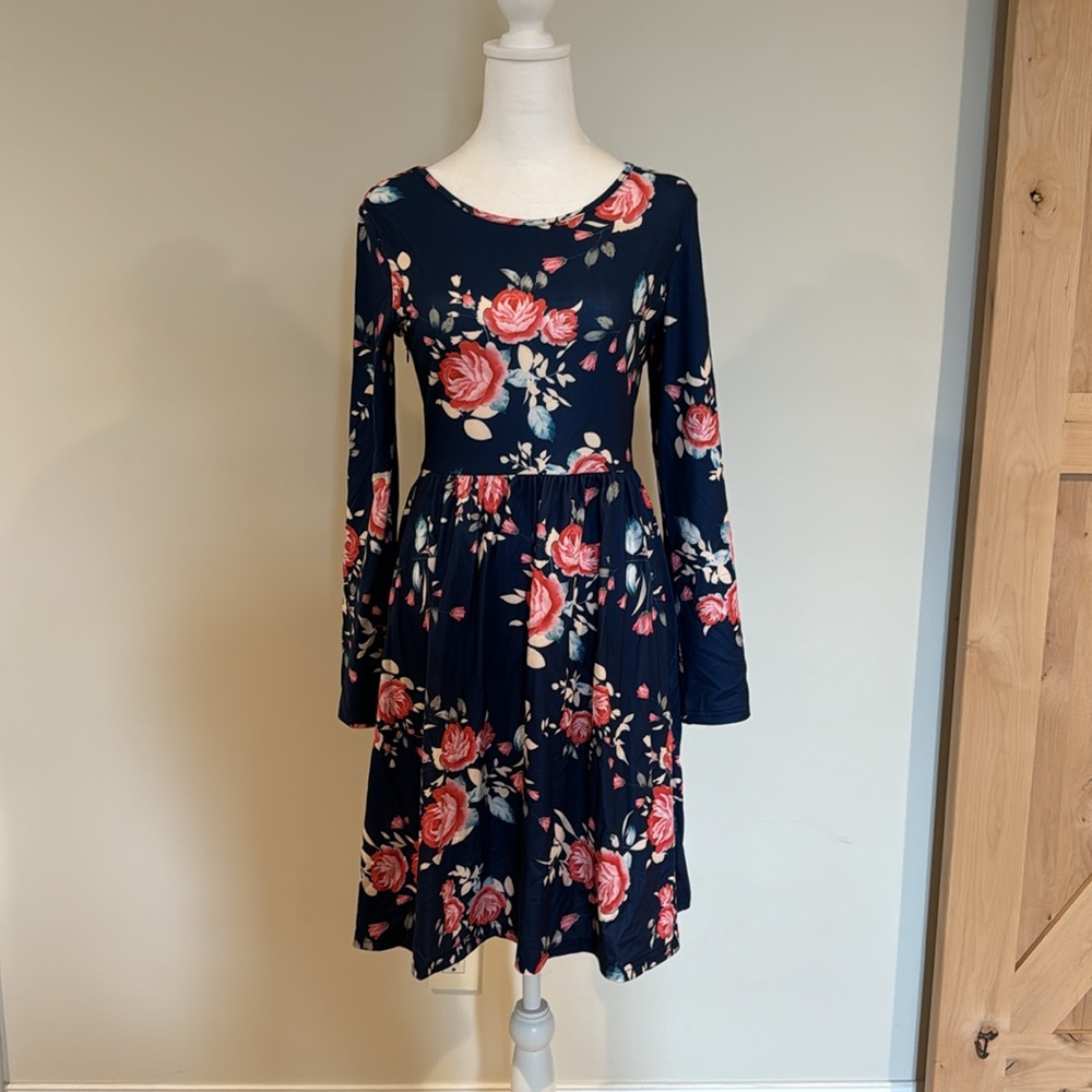 Long Sleeve Floral Dress